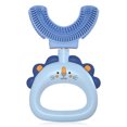 thumbnail image 4 of Monstrate Cepillo de en forma de U de mano para niños pequeños Cepillo de de 360 grados Boca completa Limpieza de la lengua Viajes Suministros Type2 NO2, 4 of 6