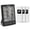 Black(Standard Edition), variant on Geevon Indoor Outdoor Thermometer Wireless with 3 Remote Sensors, Wireless Thermohygrometer, Digital Temperature Humidity Meter with 200FT/60M Range(White)
