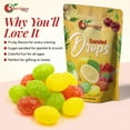 thumbnail image 6 of NY SPICE SHOP Assorted Sanded Fruit Drops - 1 Pound - Old Fashioned Sanded Drops - Fresh Delicious Bulk Candy - Sanded Hard Candy - Sour Drops Candy - Tangy and Sweet Healthy Snacks, 6 of 8
