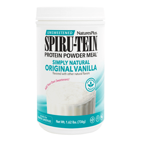 NaturesPlus SPIRU-TEIN Simply Natural, Vanilla - 1.62 lb - 32 Servings