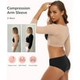 thumbnail image 3 of Vaslanda Upper Arm Shaper Post Surgical Slimmer Compression Sleeves Tops Shapewear for Women, 3 of 6