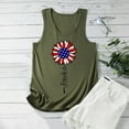thumbnail image 4 of IROINNID Women's Round Neckline Tank Sleeveless Casual America Flag Casual Tops Blouse Tops Women Tops July 4th, 4 of 5
