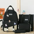 thumbnail image 2 of SUSHANG Female Students Fashion Outdoor Leisure School Bag Backpack Handbag and Pens Bag and Coin Purse Four Piece Set, 2 of 5