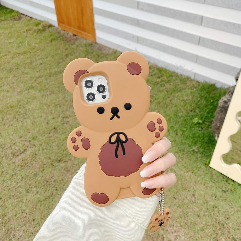 Kawaii Phone Cases Apply to iPhone 15 Plus,Cute Cartoon Bear Phone Case with Keychain Teddy Bear Phone Case 3D Case Soft Silicone Shockproof Cover ... Kawaii Phone Cases Apply to iPhone 15 Plus,Cute Cartoon Bear Phone Case with Keychain Teddy Bear Phone Case 3D Case Soft Silicone Shockproof Cover ...