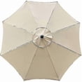 thumbnail image 1 of Replacement Cover For Parasol, 8 Ribs, 3 M, Waterproof, Anti-uv, Replacement Fabric, Beige Hy - F, 1 of 3
