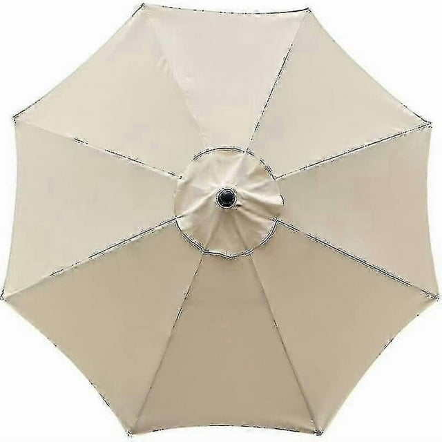 Replacement Cover For Parasol, 8 Ribs, 3 M, Waterproof, Anti-uv, Replacement Fabric, Beige Hy - F