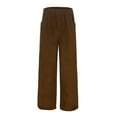 thumbnail image 3 of Rggeeun Mens Pants Corduroy Casual Trousers Classic Relaxed Straight Leg Pants Soft Ribbed Fabric For Everyday Wear Durable Versatile Bottoms For Business Leisure Outings Classic, 3 of 9