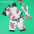 thumbnail image 1 of Traje de bebé, cómodo traje floral de manga corta para niños Traje de bebé cómodo Funcionalidad de alta precisión, 1 of 8