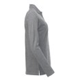 thumbnail image 2 of Clique - Polo Classic Marion Mezcla de Manga Larga para Mujer (Gris Jaspeado), 2 of 4