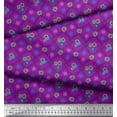 thumbnail image 2 of Soimoi Cotton Voile Fabric Floral & Plaid Check Print Fabric by Yard 42 Inch Wide, 2 of 3