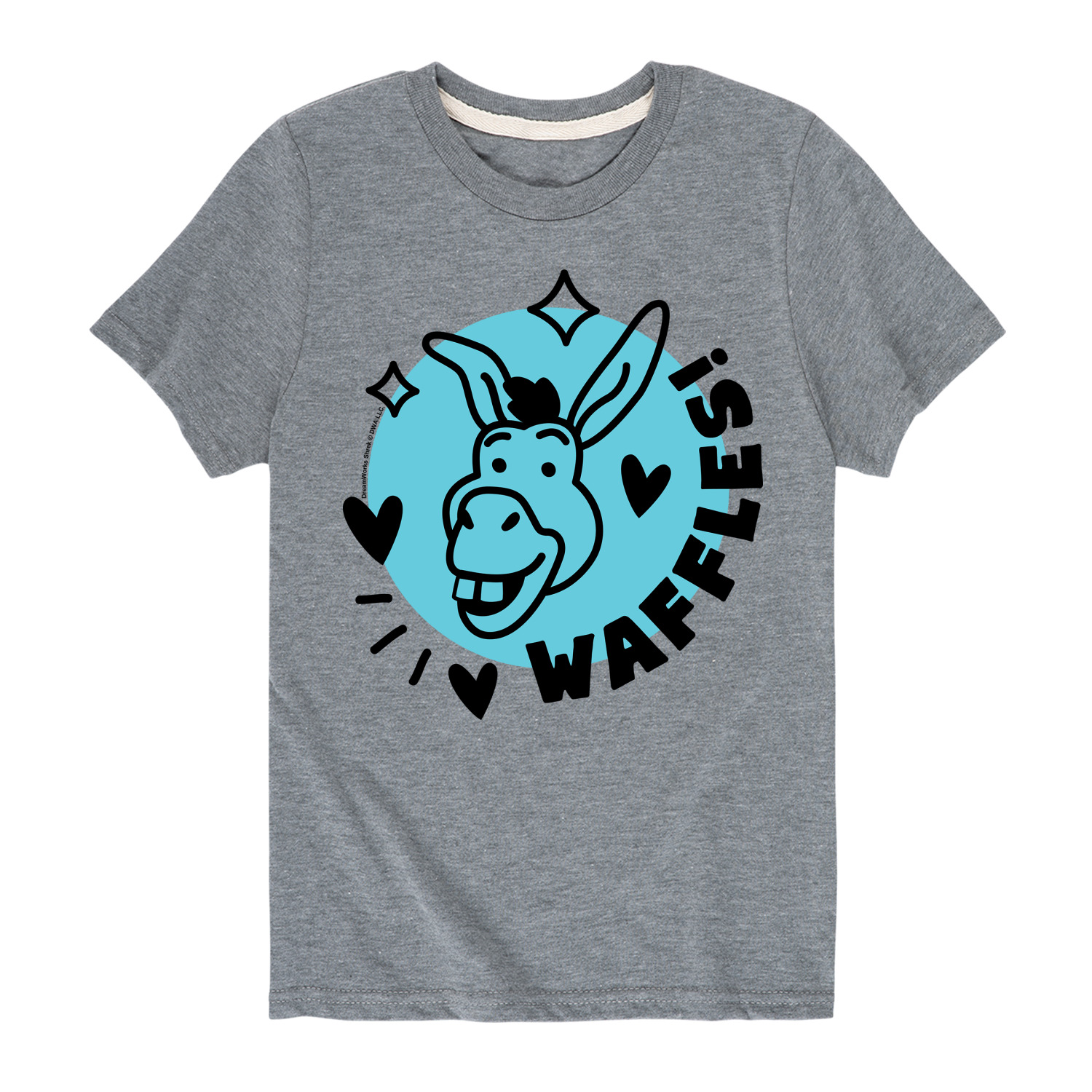 Shrek Waffles Donkey Toddler And Youth Short Sleeve Graphic TShirt