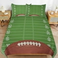 thumbnail image 3 of American Football on Field Bedding Set Couple Bedclothes Pillowcase Customized Home Textiles Bed Set for Bedroom Decoration, 3 of 6