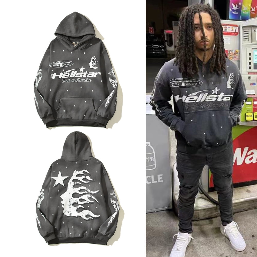 Jacket Hellstar Brainwashing Hoodie Vintage Mud Dye Hoodie
