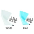 thumbnail image 2 of 8PCS/Set Bakery Cupcake Fondant Cake Decorating Home & Kitchen Icing Piping Nozzles Pastry Bag Ice Cream Tool Baking Mold WHITE, 2 of 8