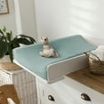 thumbnail image 5 of 2PCS Breathable Changing Pad Cover Reusable Diaper Changer Pad Sleeve Sheets Baby Nappy Changing Table Case 84x43cm, 5 of 8