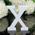 thumbnail image 1 of Yasu 1 Pc White Wooden Letters Alphabet Wedding Birthday Party Home Decoration, 1 of 8