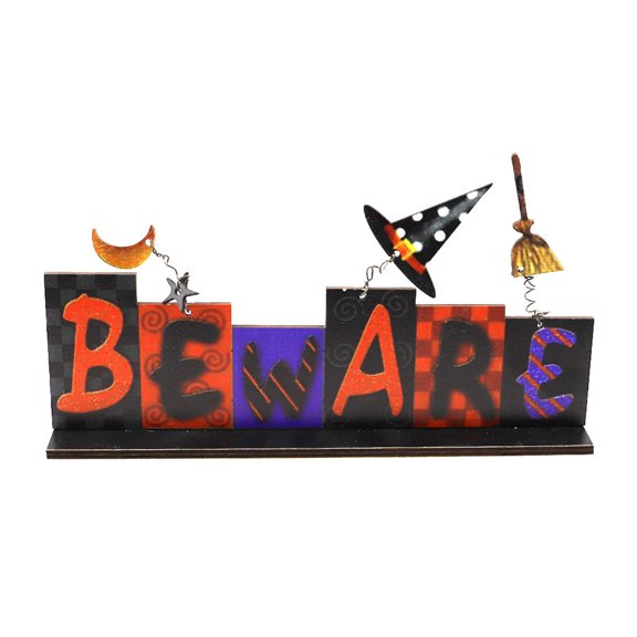 Naiovety Cartel de decoración de de Halloween, tarjeta de felicitación decorativa de Festival de , suministros de fiesta de escritorio de Kits de decoración para fiestas Tipo 1