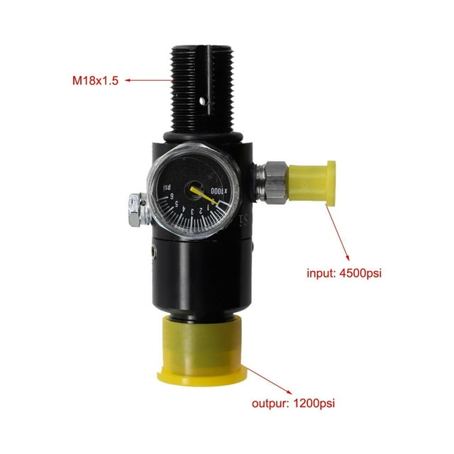 Air tank regulator 4500psi HPA 1200Psi M181.5 Output PCP Pressure Regulator/-