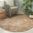 thumbnail image 2 of SAFAVIEH Natural Fiber Couture Hattie Striped Area Rug, Ivory/Natural, 6' x 6' Round, 2 of 7