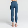 thumbnail image 5 of Womens Leggings Soild High Waisted Leggings Running Pilates Workout Soft Blue Pants Sizes XL, 5 of 6