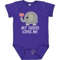thumbnail image 3 of Inktastic Nana Loves Me for Grandkids Boys or Girls Baby Bodysuit, 3 of 5
