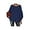 Dark Blue, variant on Womens Oversized Long Sleeve Sweaters Crew Neck Solid Color Fall Tunic Tops Soft Casual Ribbed Knitted Pullover Tops