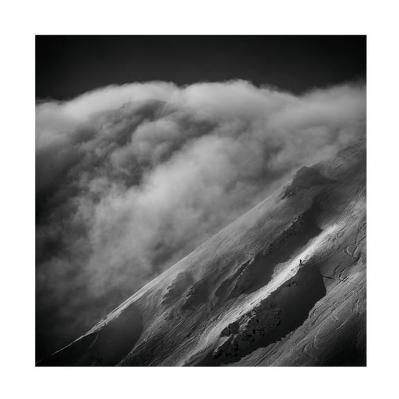 Canvas Wall Art - Peter Svoboda MQEP 'And What Now?' Wall Art for Living Room, Bedroom, or Office D?cor by Trademark Fine Art - 14 x 14 Inches