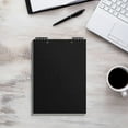 thumbnail image 5 of WFDC Top Spiral Notebook 8.3x5.6 Steno Notebook Top Spiral Notebook 60 Pages Top Bound Spiral Notebook Cover Inner Pocket,Spiral Notebook for Work Office Gift,A5 - Grid Paper - Black, 5 of 5