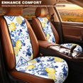 thumbnail image 3 of Eheartsgir Lemons Pattern Car Front Seat Covers for Universal Fit for Most Vehicles, Non Slip Non-Slip Seat Protector 2 Piece Quilted Padded Fabric Car Seat Covers, 3 of 7