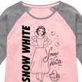 thumbnail image 3 of Disney Princess - Snow White Sketch - Toddler & Youth Girls Raglan Graphic T-Shirt, 3 of 5