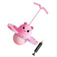 thumbnail image 2 of Pogo Ball with Handle Board Bouncing Ball Pink, 2 of 5