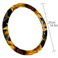 thumbnail image 4 of Sunflower seamless printing 14.5 Inch Printing PVC Leather Steering Wheel Covers Auto Accessories, Car Wheel Cover, 4 of 6