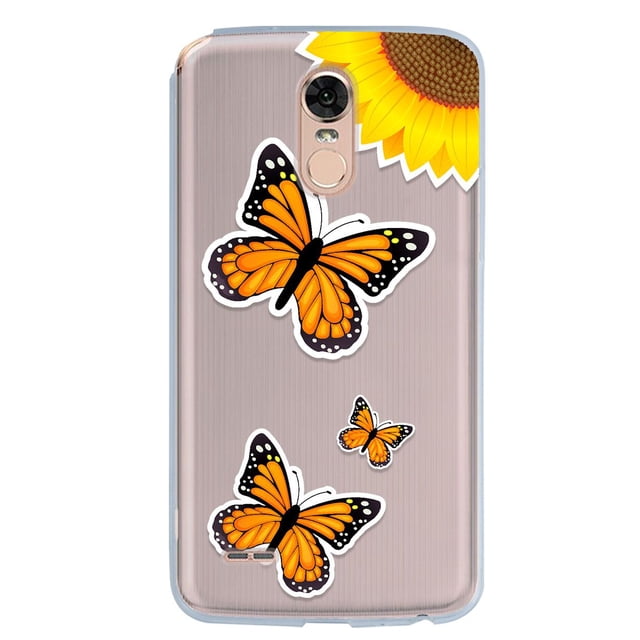 Funda para LG Stylus 3 InstaCase Mariposas Monarca Antigolpes Protector