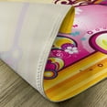 thumbnail image 5 of Ambesonne Pink Place Mats Set of 4, Spiral Vibrant Shapes Line, Standard Size, Marigold Pink, 5 of 6