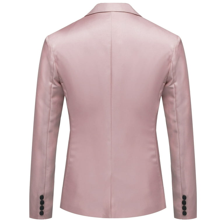 Yindaity Men's Tuxedo Jacket Wedding Blazer One Button Dress Suit for Dinner,Prom,Party Suit Jacket for Men (Pink,3XL) - Walmart.com Yindaity Men's Tuxedo Jacket Wedding Blazer One Button Dress Suit for Dinner,Prom,Party Suit Jacket for Men (Pink,3XL) - Walmart.com