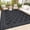Black, variant on Towallmark 10x14 Outdoor Rug Waterproof, Reversible Plastic Straw Patio Mat, Large Camping Rugs for RV Backyard Deck, All Weather Outside Carpet for Balcony Picnic, Grey&White