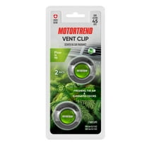 Motor Trend AF-302 (2 Count) Car Air Freshener Vent Clips for Car Truck Van SUV, Home & Kitchen, Long Lasting Odor Eliminator, Scented Oil Fragrance Diffuser - Pine Scent, 2 Count