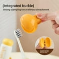 thumbnail image 2 of QHUDLV Duck Toothbrush Head Covers, Portable Protective Travel Storage for Kids, 2 of 9