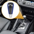thumbnail image 3 of Unique Bargains Gear Shift Knob Car Inner Gear Shifter Knob  for Scion XD 2008-2014 Faux Leather Plastic Blue, 3 of 7