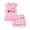 Pink, variant on enyan Toddler Baby Girls Summer Clothes Smocked Short Sleeve T-Shirt Tops Ruffled Short Sets Cute Outfits 2Pcs,Purple,2-3 Years