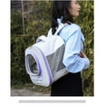 thumbnail image 3 of Fiudx Mochila para Mascotas, Ventana Transparente con Diseño de Astronauta, Sistema de Ventilación Transpirable, Diseño de Gran Capacidad, Compañera de Viaje Al Aire Libre, Ligera y Portátil, Se Adap, 3 of 4