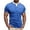 Blue1, variant on Mens Tshirt Men Casual Double Layer Neck T Shirt Comfortable Daily Wear Basic Top for Spring Summer Autumn Green L
