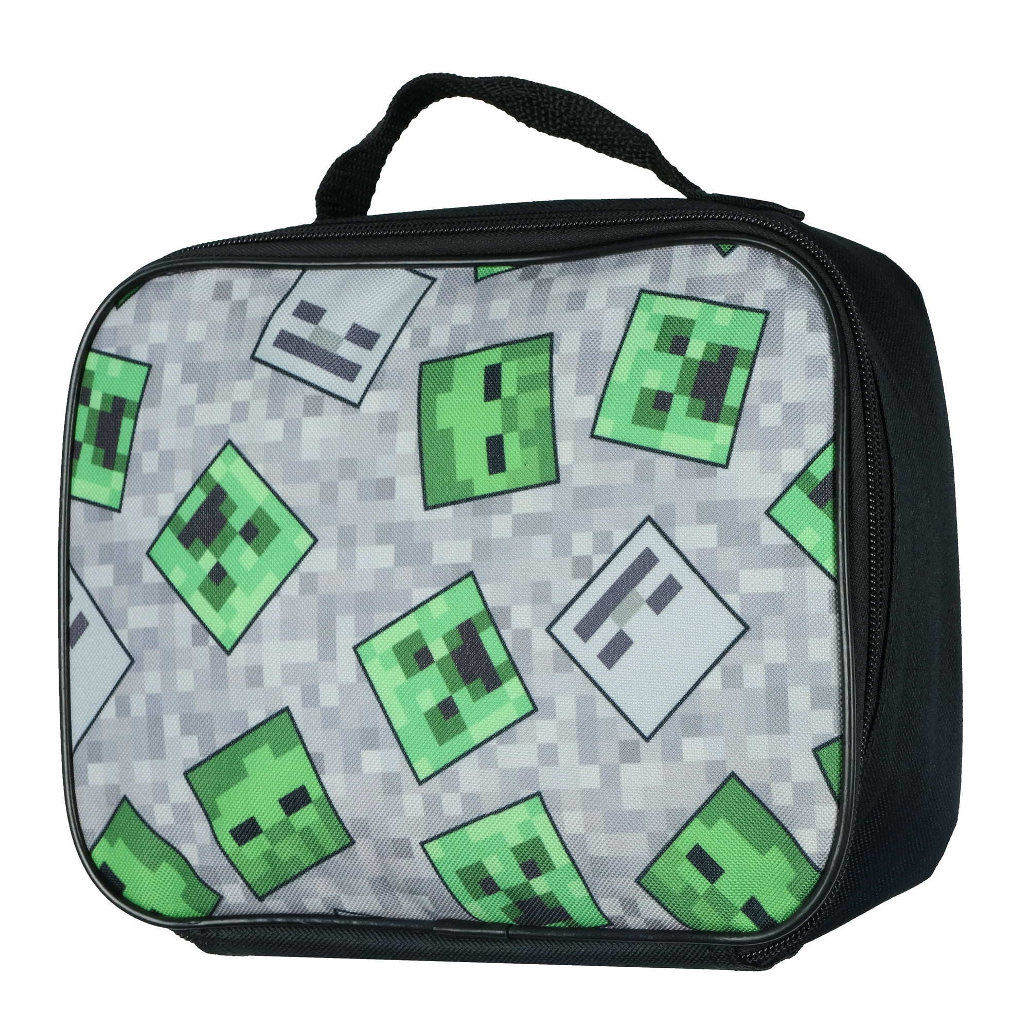 Minecraft Creeper Ghoul 16"  Backpack and Lunch Kit 5pc Set