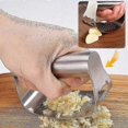 thumbnail image 4 of 2024 New Stainless Steel Garlic Presser, Garlic Press Rocker Garlic Mincer Garlic Crusher ws, 4 of 5