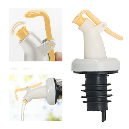 

Medcursor Olive Oil Bottle Mouth Bottle Stopper Dispenser Pourer Flip Top Stopper Kitchen Tool Oil Pourer