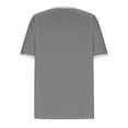 thumbnail image 5 of Elegante blusa de manga corta con cuello redondo y manga abullonada para mujer OAVQHLG3B Store  lin121212, 5 of 5