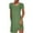 DT-Green, variant on DailyTrove Women's Solid Color Short Sleeve Midi Dress, Casual Daily & Lounge Wear, Soft Modal Blend, Plus Size Friendly