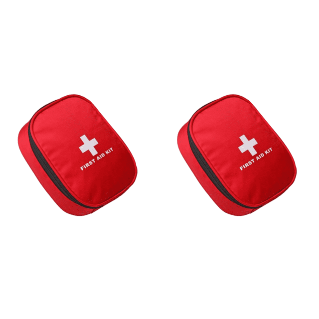 Mini Estuche para Botiquín Primeros Auxilios Organizador Almacenamiento Paquetes Medicina Viajes Al Aire Libre