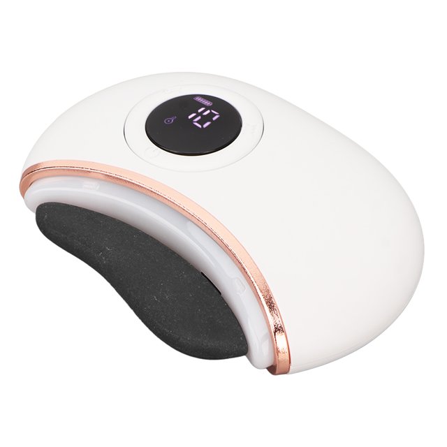 Gua Sha Massage Tool,Gua Sha Facial Tools Electric 9 Levels Heated Scraping Massager For Body Face Lift Puffiness Reduction