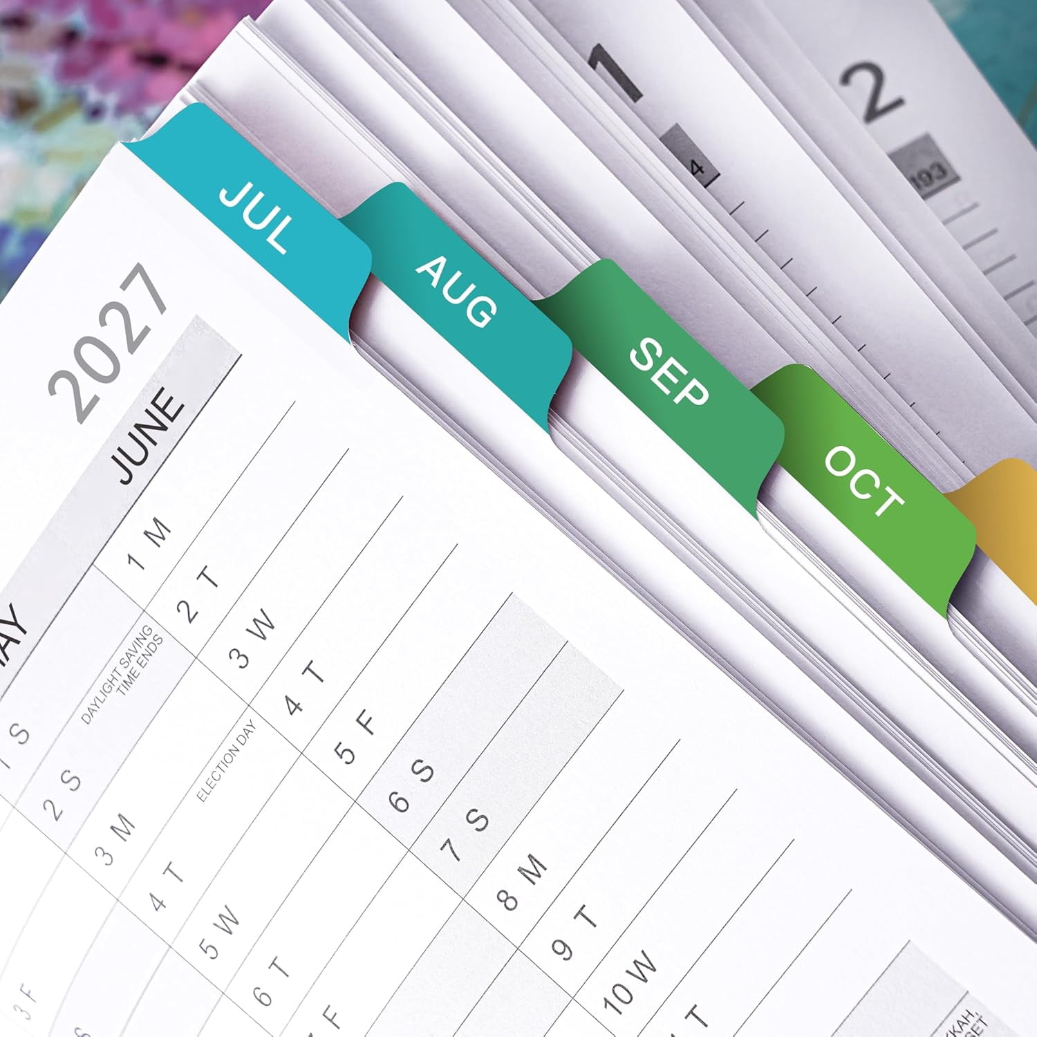 Appointment Book 2026-2027 - Weekly Appointment Book, Jul 2026 - Jun 2027, Hourly Daily Planner 26-27, 9" x 11", Planners 2026-2027 with 30-Minute Interval, Colorful Tabs, Back Pocket, Notes Pages